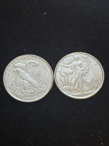 Independent Living Bullion Liberty Walking 1/10oz .999 Fine Silver Round!!