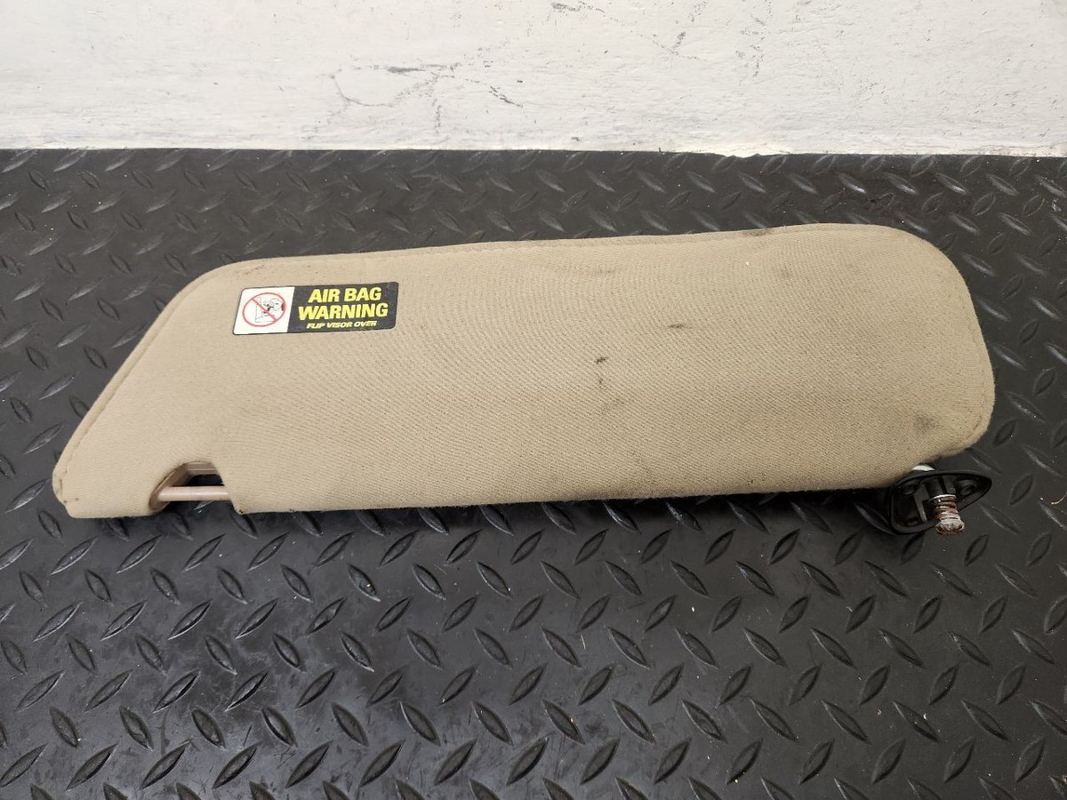 97-99 Ford Ranger Right Passenger Sun Visor Cloth Tan OEM XL5Z