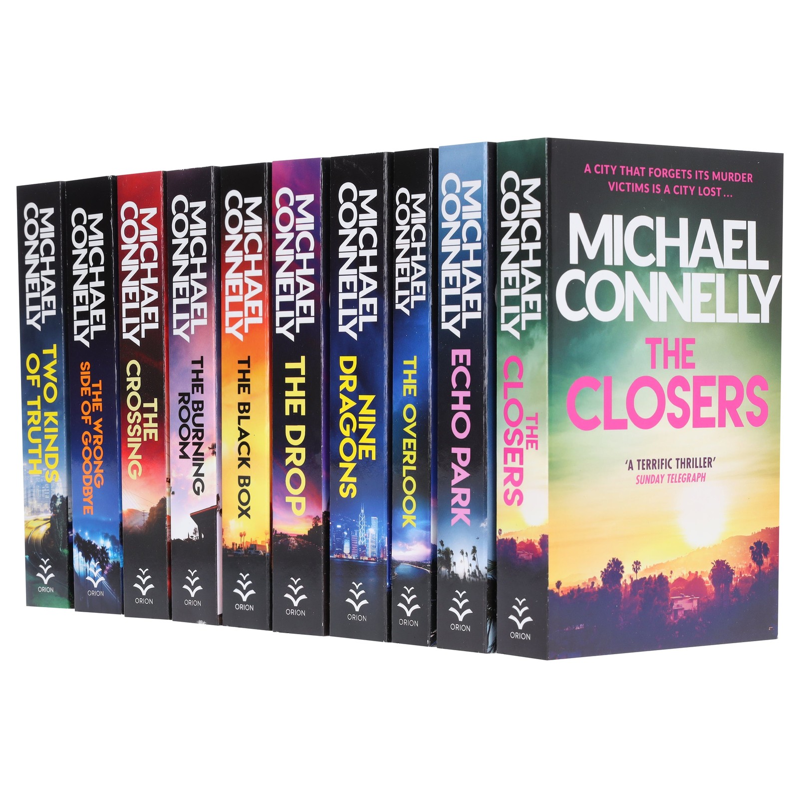 Michael Connelly Harry Bosch Series 10 Books Collection Set (Book 11-20) Burning - Image 5