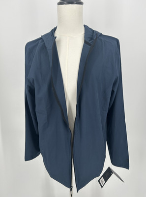 Layer 8 Men's Overcast Windbreaker Large Size L44557 Midnight Navy