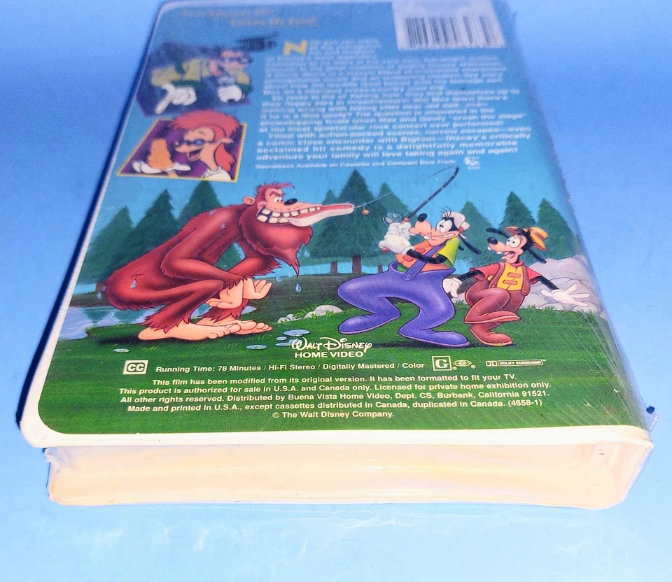 A Goofy Movie Walt Disney 1995 VHS Clamshell Home Video Rare Sealed - NEW - Image 4 of 4