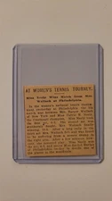 Barger Wallach Carrie Neely Tennis Match Rachel Harlin Philadelphia 1907 Panel 