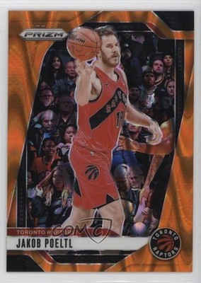2024-25 Panini Prizm Orange Seismic Prizm 114/199 Jakob Poeltl #198 1iu6