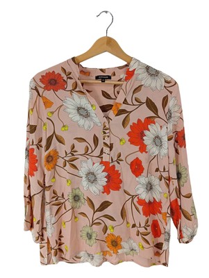 MORE & MORE Hemd-Bluse Damen Bluse Gr. DE 38 pink-rot Casual-Look