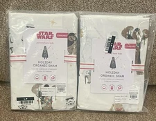 Pottery Barn Kids Star Wars Holiday Standard Shams for Duvet, Set/2, Christmas