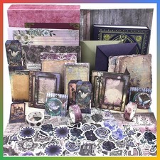 Junk Journal Kit 185 Piece Vintage Scrapbook Supplies A5 Love Poem Ephemera
