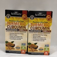 Turmeric Curcumin with Black Pepper Extract 1500mg High Absorption Potent, 180ct