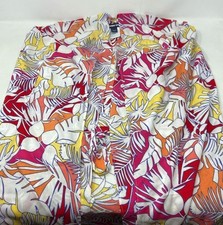 Lands' End Swim Cover-Up Dress Womens One Size Floral Print