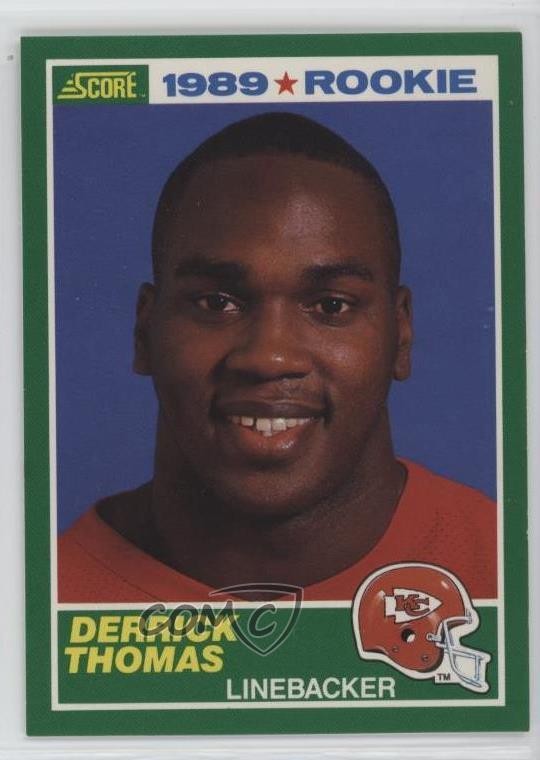 1989 Score Derrick Thomas #258 Rookie RC HOF 09z5