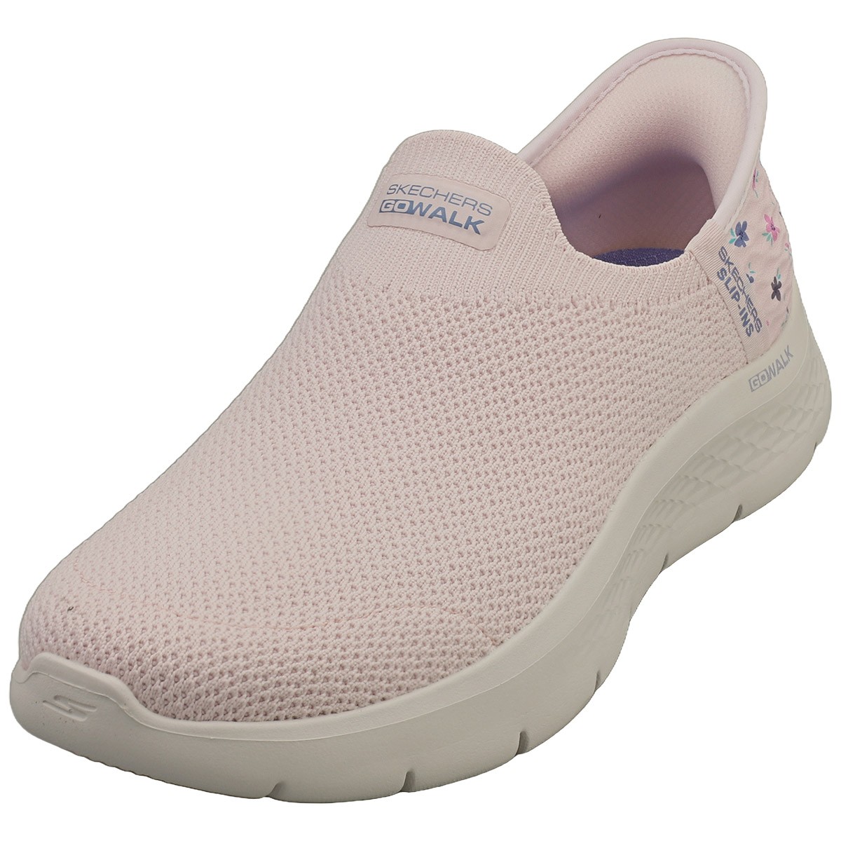 Skechers Slip-ins Go Walk Flex Womens Slip On Sneakers in Light