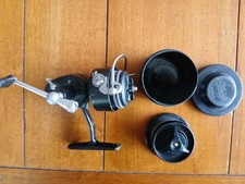 Garcia Mitchell 308 Spinning Reel Black with Spare Spool, France, Used
