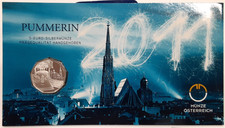 2011 Austria Silver 5 Euros Coin-Pummerin Bell-KM#3195 BU in OGP