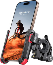 Motorcycle Bike Phone Mount - No Block Camera  1S Lock Bike Cell Phone Holder