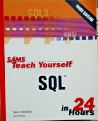 SQL TEACH YOURSELF Paperback Ronald R. Plew