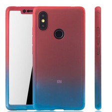 Phone Case for Xiaomi Mi 8 SE Full Cover Screen Protector Bumper Blau