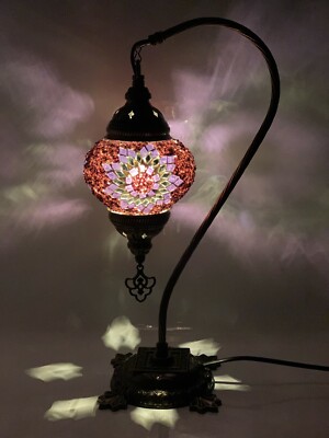 Neue Türkische Marokkanische Mosaik Lampe Tiffany Glas Schreibtisch Tischlampe