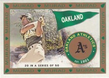 2021 ALLEN & GINTER T51 MURAD REIMAGINED - RICKEY HENDERSON #MR-20 ATHLETICS