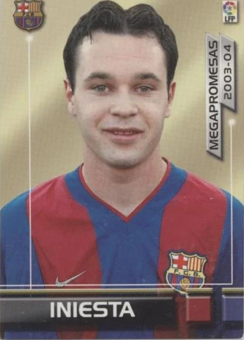 2004-05 Panini WCCF European Clubs - Andres Iniesta #187/224 for