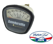 Contachilometri nero Lambretta 150 DL scala 120 km/h