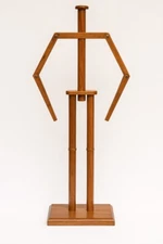 Medieval Knight Suit of Armor Stand | Full Body Wooden Display Holder with Solid