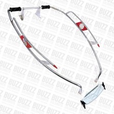 Vespa VLB GL SS Florida CrashBars in Chrome Cuppini Italian Red 008694