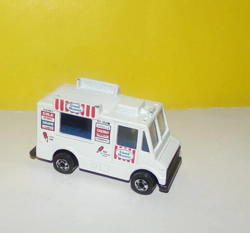 Original 1983 Vintage Hot Wheels Good Humor Ice Cream Truck 1/64 Mattel