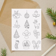 Christmas Temporary Tattoos ver.3 Xmas santa Tattoos Fake Tattoos Mix Style