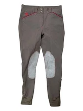 Smartpak Piper KP Breech - Taupe/Rouge - Youth 14 - USED