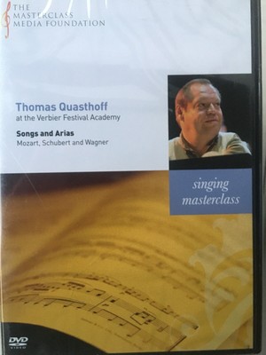 THOMAS QUASTHOFF - Singing Masterclass - Songs & Arias DVD BRAND NEW!
