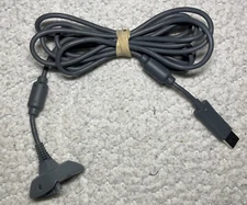 Microsoft Xbox 360 Play and Charge Kit OEM USB Charging Cable ONLY Grey TESTED