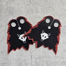 2pack Custom Wolf Cape Black Accessories for Block Minifigures Wda02
