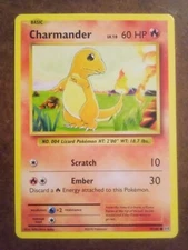 Charmander 9/108 Basic Common XY Evolutions Pokemon Card LP