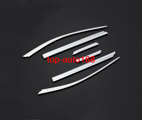 Chrome Window Visor Vent Shades Sun Rain Guard 6pcs For Nissan Rogue Sport 2020 - Picture 3 of 6
