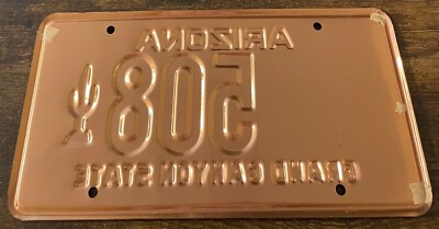1997 ALPCA Convention Tucson Arizona Booster License Plate 508