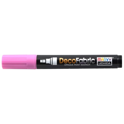 Uchida DecoFabric Opaque Paint Marker Chisel Tip-Pink