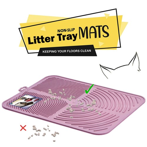 Cat Litter Tray Mat Clean Floor Pet Quality Placemat Box Pan Toilet Pad Kitten - 第 14/23 張圖片