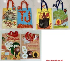 Trader Joe's NEW RARE 💚 FL SC GA STATE SHOPPING REUSABLE ECO-FRIENDLY TOTE BAG