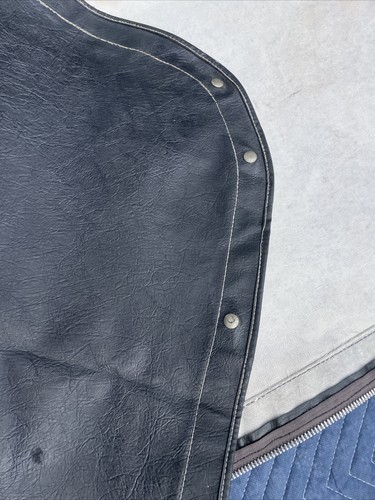 1955-1957 Ford Thunderbird Convertible Tonneau Cover Black w/Snaps - Picture 20 of 24