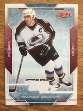 07 08 Upper Deck JOE SAKIC Victory Stars On Ice Hockey card #SI19 Colorado 