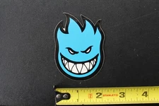 Spitfire Skateboard Wheels Blue Fire Original Z62B Vintage Skateboarding STICKER