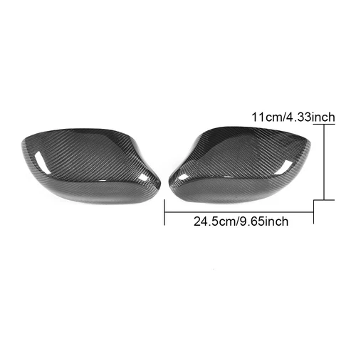 Carbon Fiber Side Rearview Mirror Covers Caps Add-On For BMW E85 Z4 2002-2008 - Picture 12 of 12