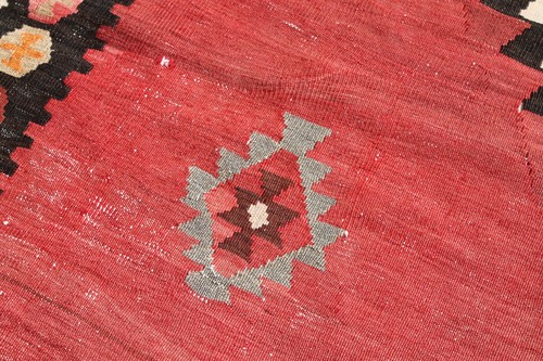 Tappeto Caucasico 69''x128'' Tessuto a Mano Kilim 176x340cm Area Rug Oriental... - Foto 8 di 12