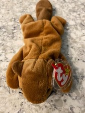 Ty Beanie Baby Bucky the Beaver style 4016 DOB 6-8-95 With Tags