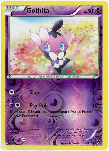 Furious Fists 39/111 Gothita Reverse Holo Pokemon Card