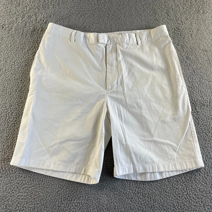 Greg Norman Shorts Mens 38 White Chino Golf Atlantis Paradise Island Outdoor