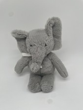 Pottery Barn Plush Gray Elephant Soft Toy Lovey 9"