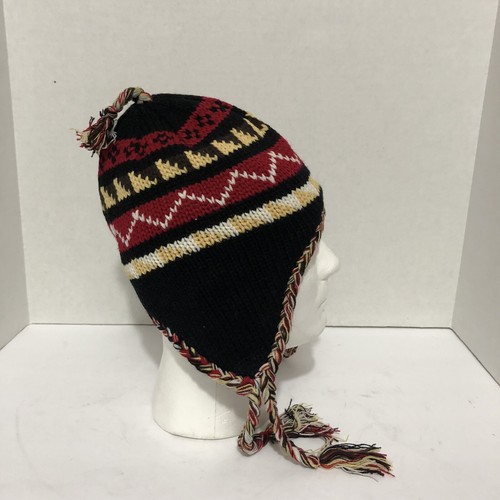 ETHOS Beanie Hat Knitted Long Winter Snowboard Ski ONE SIZE - Picture 3 of 5