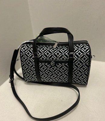Michael Kors Black Medium Purse Messenger Duffle Satchel
