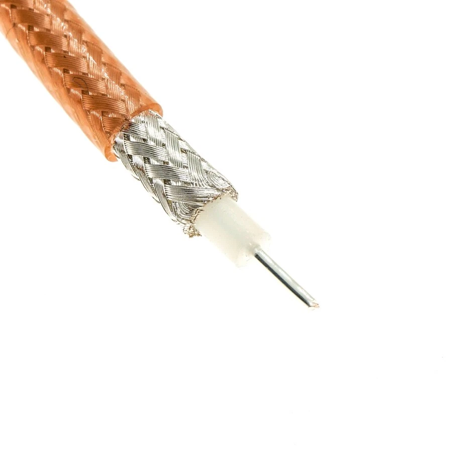 RG142 RG-142 M17/60 lot Double Shield coax Coaxial High Temperature RF Cable - Image 4 of 4