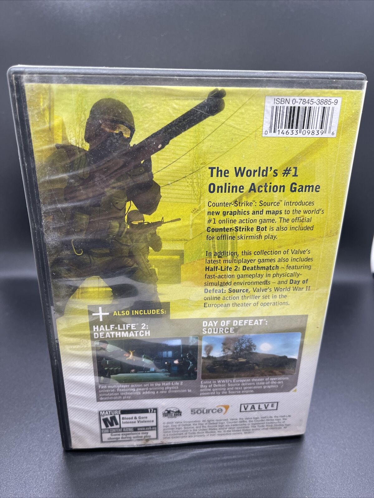 Counter Strike Source PC Game w/ Half Life 2: Deathmatch 4 Discs  14633098396